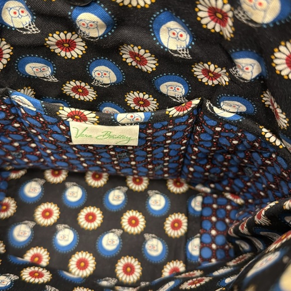 NWOT Vera Bradley (retired pattern)Midnight Owl tote/ shoulder bag. - Picture 5 of 7